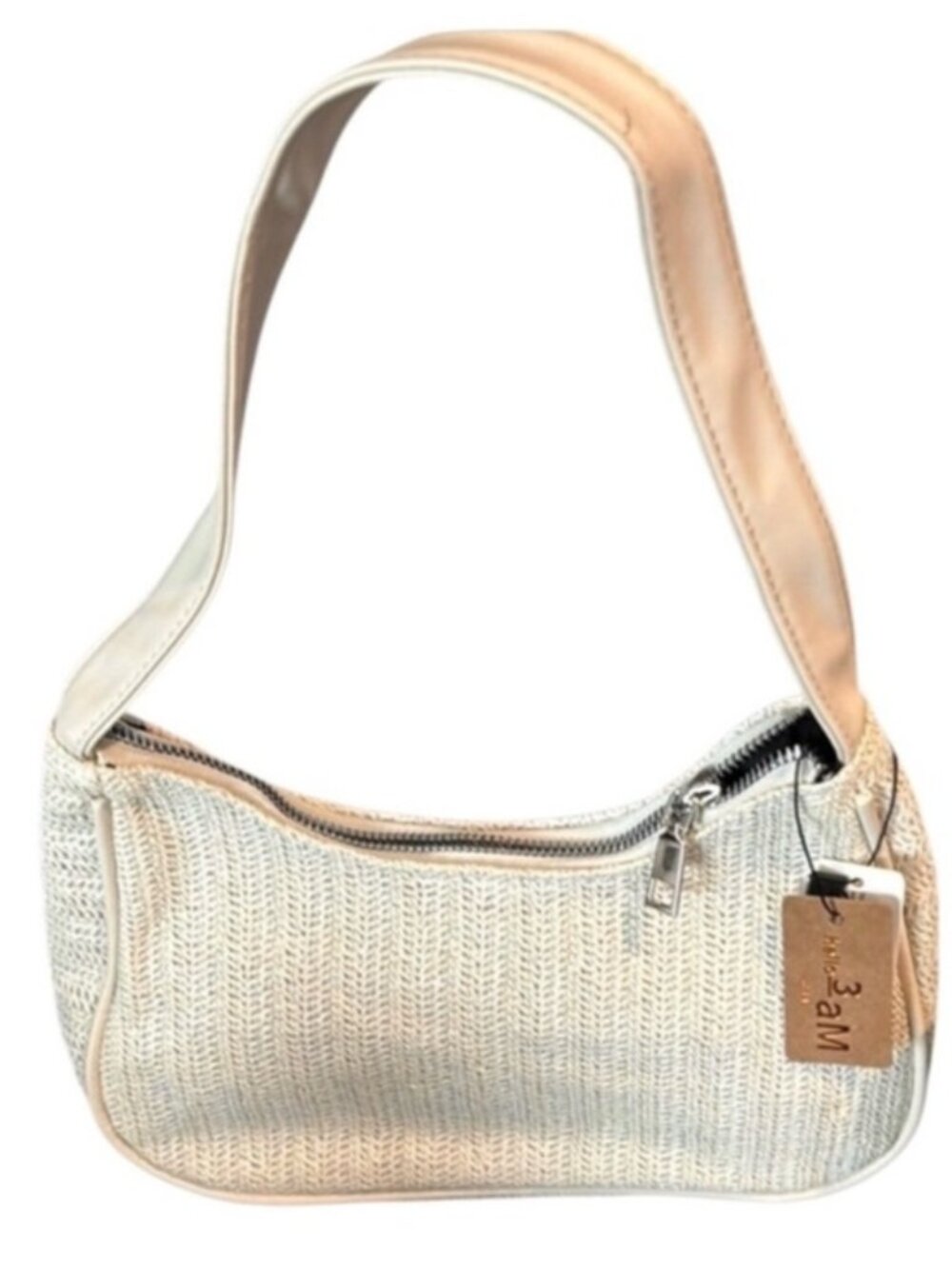 Hello 3 AM Woven Textured Shoulder Bag (NWT)
